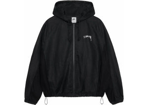 Stussy x Nike Linen Shell Jacket Black