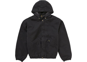 Supreme Faux Shearling Lined Bomber Jacket Black