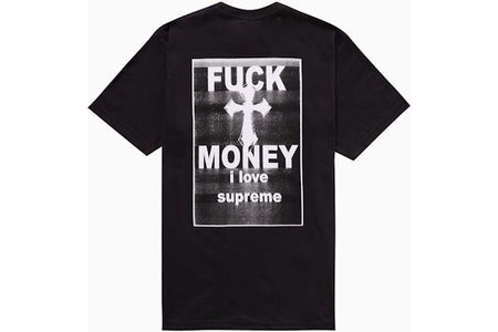Supreme Fuck Money T-Shirt Black