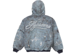 Hjr Trompe L'Oeil Hooded Work Jacket Blue