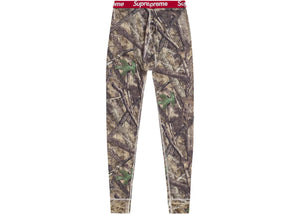 Supreme Hanes Bones Thermal Pant 1 Pack Woodland Camo