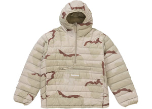 Supreme Micro Down Half Zip Hooded Pullover (Fw24) Desert Camo