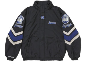 Supreme Mitchell & Ness Ncaa Hooded Stadium Jacket Black