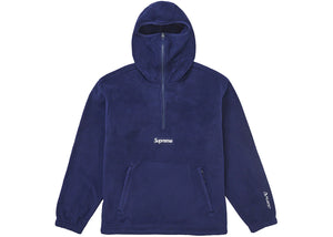 Supreme Polartec Facemask Half Zip Hoodie (Fw24) Navy