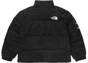 Supreme The North Face Suede Nuptse Jacket Black