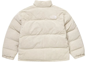 Supreme The North Face Suede Nuptse Jacket Stone