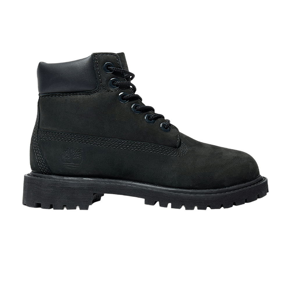 Timberland 6 Inch Premium Waterproof Boot Youth Black Nubuck