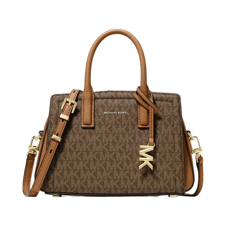 Michael Kors Laila Extra-Small Signature Logo Crossbody Bag Brn-Acorn