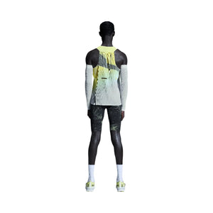 On Race Singlet Limelight Glacier