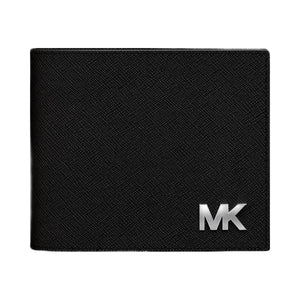 Michael Kors Cooper Saffiano Leather Billfold Wallet With Passcase Black