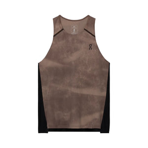 On Performance Tank Aop Cinder Black