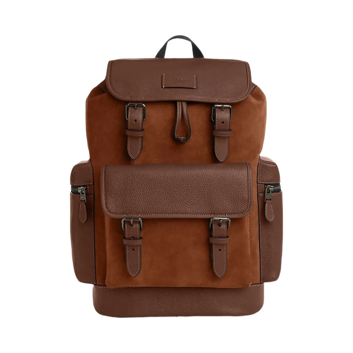 Coach Sprint Backpack Suede-Qb-Cognac-Sienna