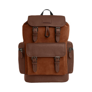 Coach Sprint Backpack Suede-Qb-Cognac-Sienna