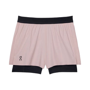 On 3" Performance 2/1 Shorts Mauve Black