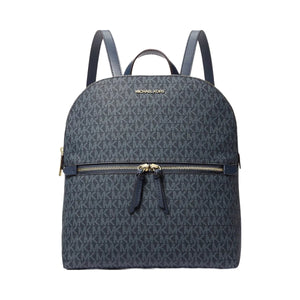 Michael Kors Dallas Medium Signature Logo Backpack Admiral