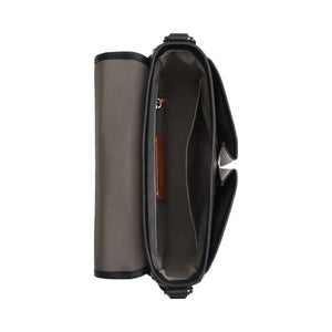 Coach Sprint Map Bag 25 In Colorblock Signature Canvas Signature Canvas-Gunmetal-Chalk-Black