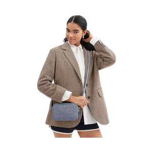 Coach Mini Jamie Camera Bag In Signature Canvas Signature Canvas-Silver-Chambray