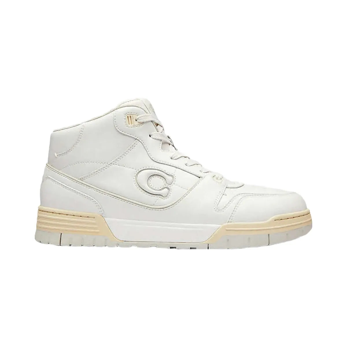 Coach Soho Mid Top Sneaker Optic White
