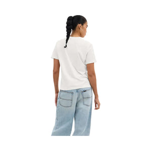 Coach Leopard Signature Square Classic T-Shirt In Organic Cotton White