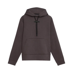On Focus Tech Hoodie Pebble