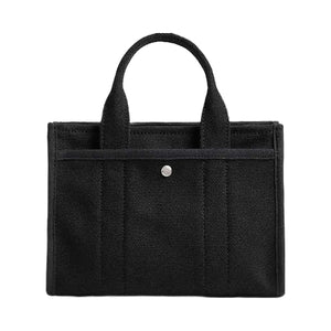 Coach Cargo Tote Bag 20 Canvas-Silver-Black