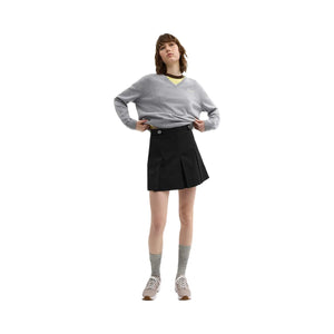 Coach Mini Skirt With Turnlocks Black