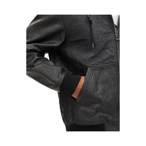 Coach Embossed Leather Trainer Black Signature