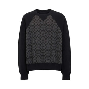 Coach Signature Crewneck Sweatshirt Charcoal Signature