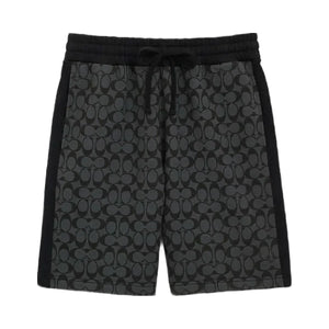 Coach Signature Shorts Charcoal Signature