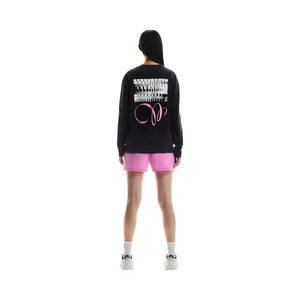 On Club Long-T Graphic Black