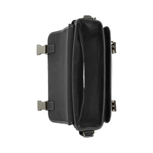 Coach Racer Messenger Bag Smooth Leather-Gunmetal-Black