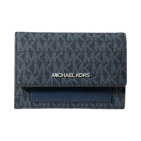 Michael Kors Jet Set Medium Signature Logo 2-in-1 Wallet Admiral