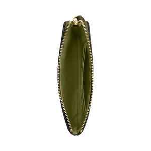 Coach Corner Zip Wristlet In Signature Canvas Signature Canvas-Gold-Olive