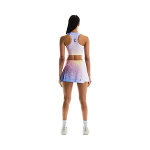 On Court Crop Top White Indigo