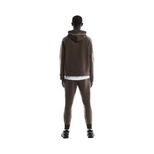 On Focus Tech Hoodie Pebble