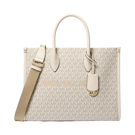 Michael Kors Mirella Medium Signature Logo Tote Bag Lt Crm Multi