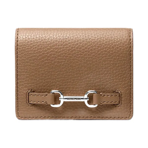 Michael Kors Carson Small Pebbled Leather Wallet Driftwood