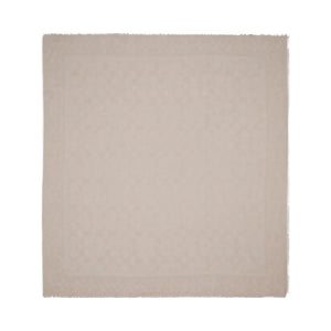 Coach Signature Oversized Square Scarf Oatmeal