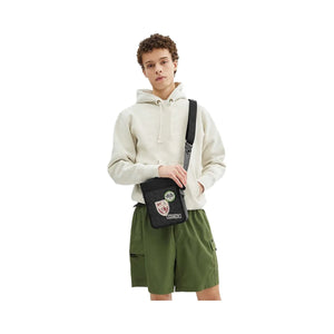 Coach Sullivan Crossbody Bag In Signature Canvas With Patches Gunmetal-Charcoal Multi