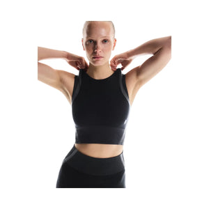 On Studio Knit Crop Black Eclipse