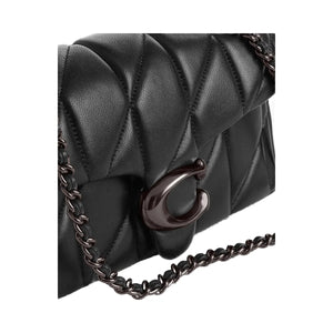 Coach Tabby Shoulder Bag 20 With Pillow Quilting Nappa Leather-Pewter-Black