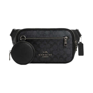 Coach Graham Crossbody Bag Smooth Leather-Gunmetal-Black