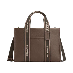 Coach Smith Tote Bag Pebbled Leather-Gold-Dark Stone