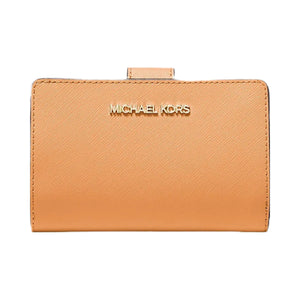 Michael Kors Medium Crossgrain Leather Wallet Cider
