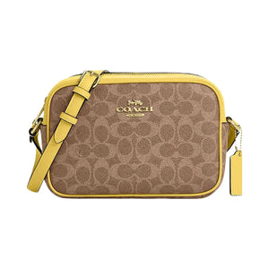 Coach Jamie Camera Bag In Signature Canvas Signature Canvas-Im-Tan-Yellow