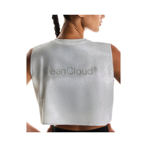 On Pace Tank Glacier White