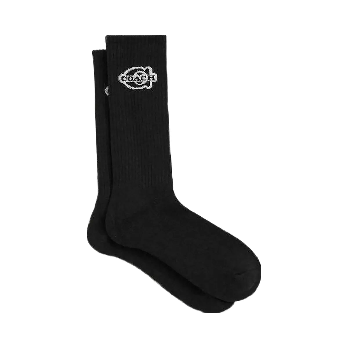 Coach Soho Calf Socks Black