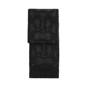Coach Signature Knit Boucle Oversized Muffler Black