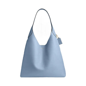 Coach Brooklyn Shoulder Bag 39 Smooth Leather-Brass-Bluebell