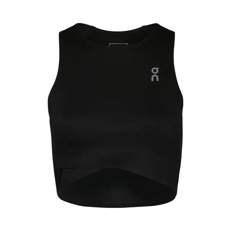 On Court Crop Top Black